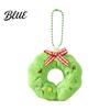 Plush Christmas Tree Cartoon Doll Santa Wreath Cute Stuffed Ornaments Keychain Gingerbread Ornaments Charms Holiday