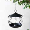 Squirrels Proof Outdoor Bird Feeder Metal Construction Feeding Ports Weatherproof Roof Design For Finches
