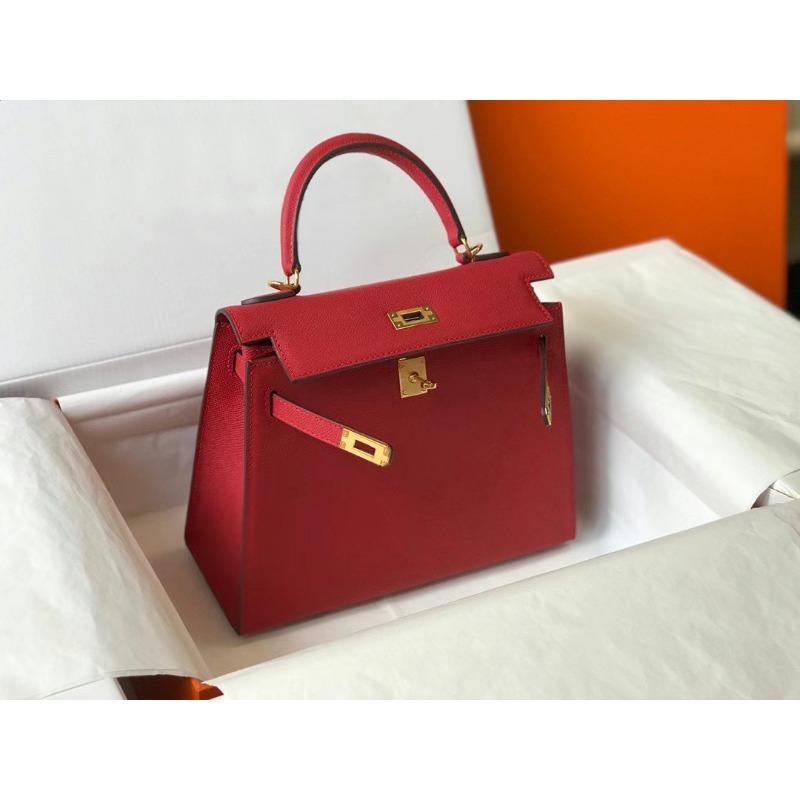 Halbhandgefertigt Leder KL Tasche zweite Generation Palmenmuster tragbar Schulter Umhängetasche Damen Pendeln 25cm leichter Luxus