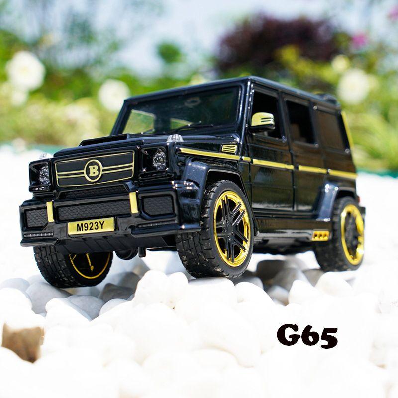 

124 New Alloy Toy G65 Suv Car Model Diecast Pull Backflashing Kids Gift Toys