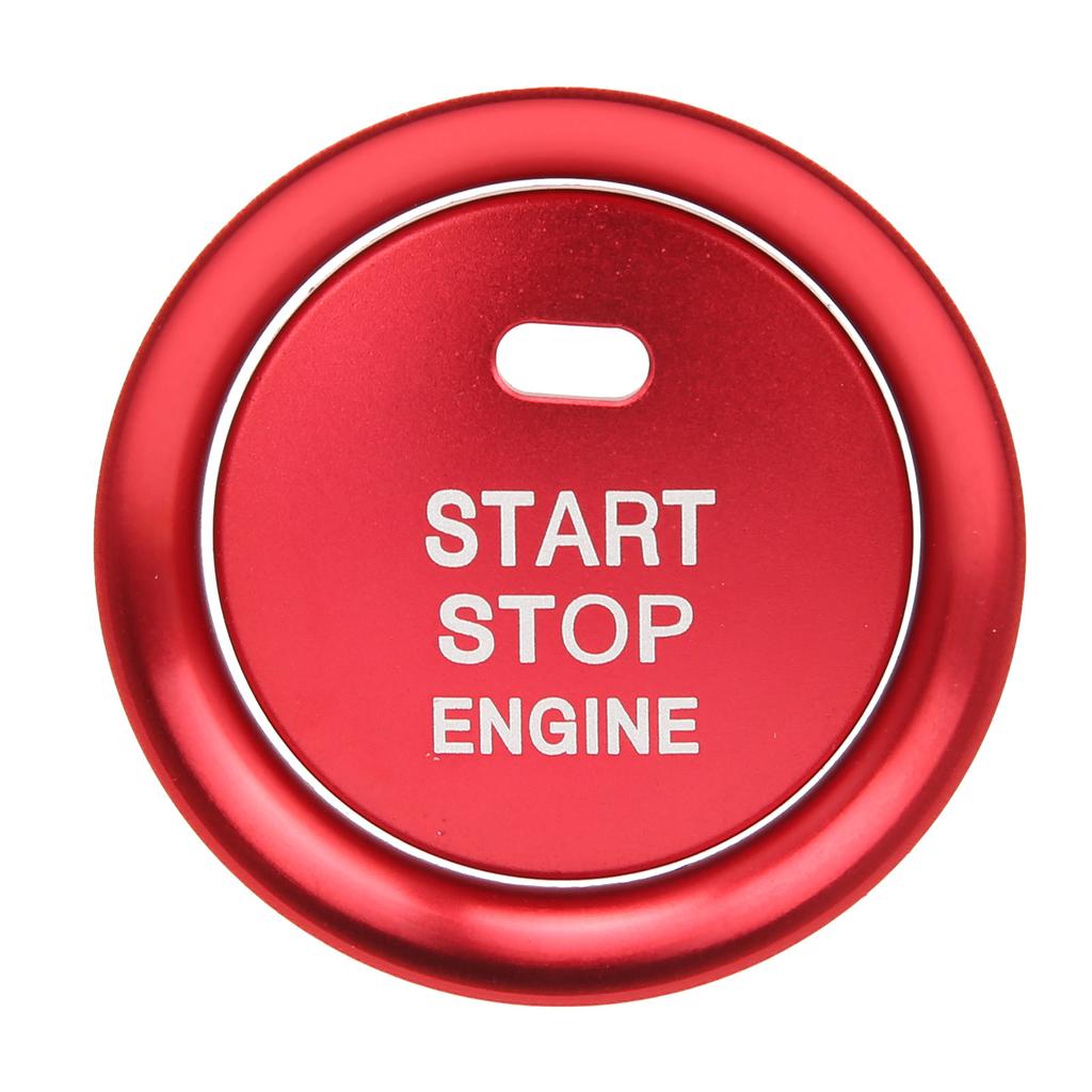 Engine Start Stop Ignition Button Cover Ring Red Replacement for Mazda Axela Atenza CX4 CX5 1619