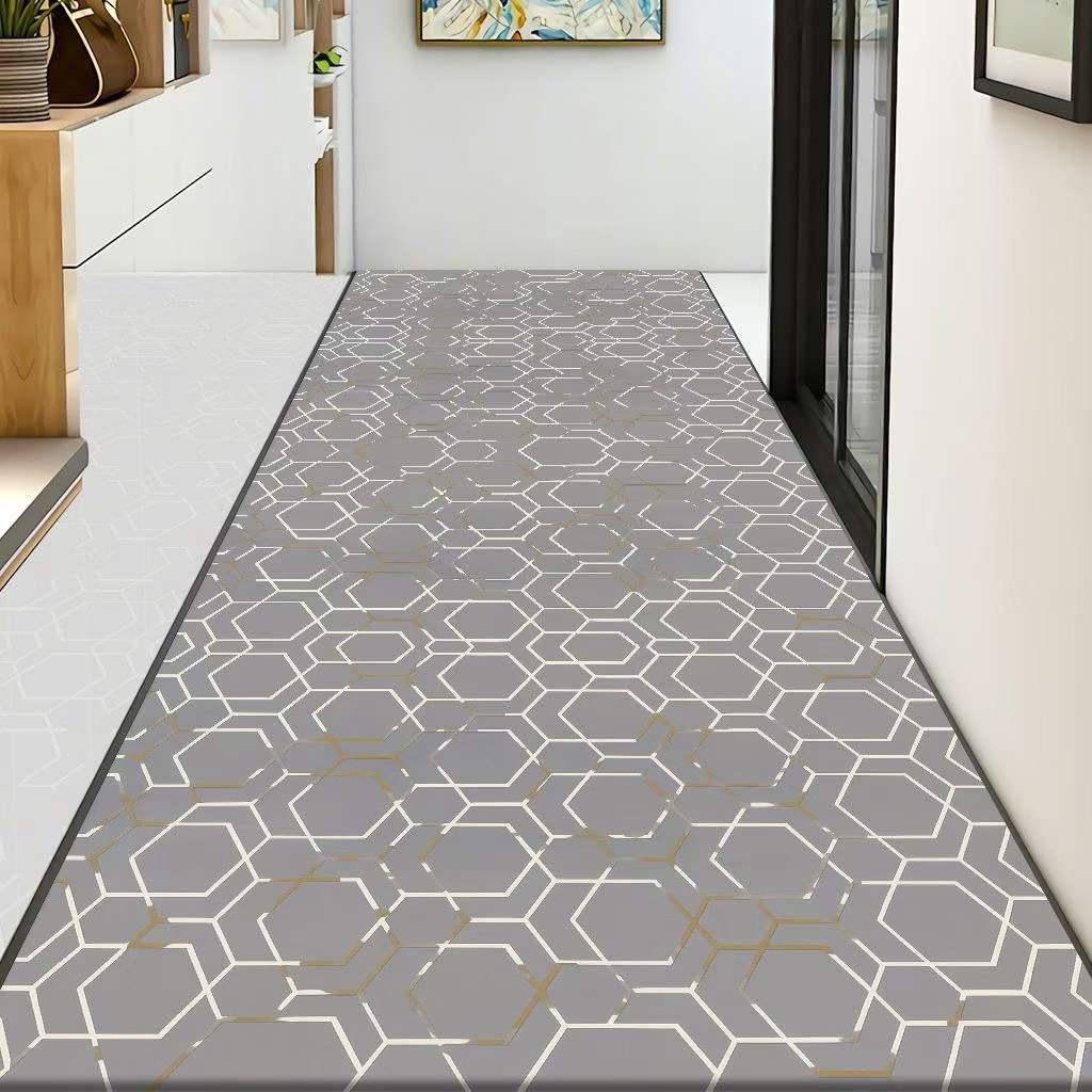 

Прочный придверный коврик из кристального бархата с противоскользящим покрытием: Легко чистить и пылеустойчивый 80*120cm