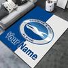 Brighton Hove Albion Custom Name Carpet Rug For Living Room Bedroom Home Sofa Decoration Kids Play Nonslip Floor Mat