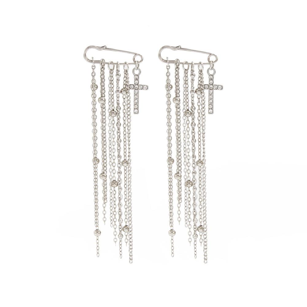 Detachable Tassel Pearl Foot Ankle Cross Cross Pendant Jeans Chain  Clothing Accessories