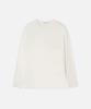Drawfit Round Neck Knit T-Shirt [White]