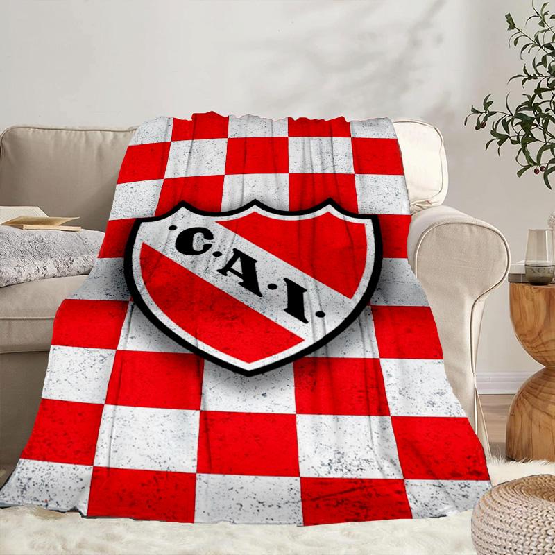 Club Atletico Independiente Portable Blanket/Soft Blanket Bedding Blanket Suitable for Travel Camping Living Rooms Offices Sofas Fan Gifts