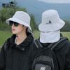 Big eaves shawl bucket hat men's summer outdoor fishing mountaineering shading sun protection hat foldable bag hat women