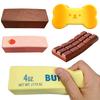 1/2/3/4/5/6Pcs Strawberry Jelly Stick Squeeze Toy Slow Rising Anxiety Stress Relief Chocolate Butter Stick Fidget Sensory