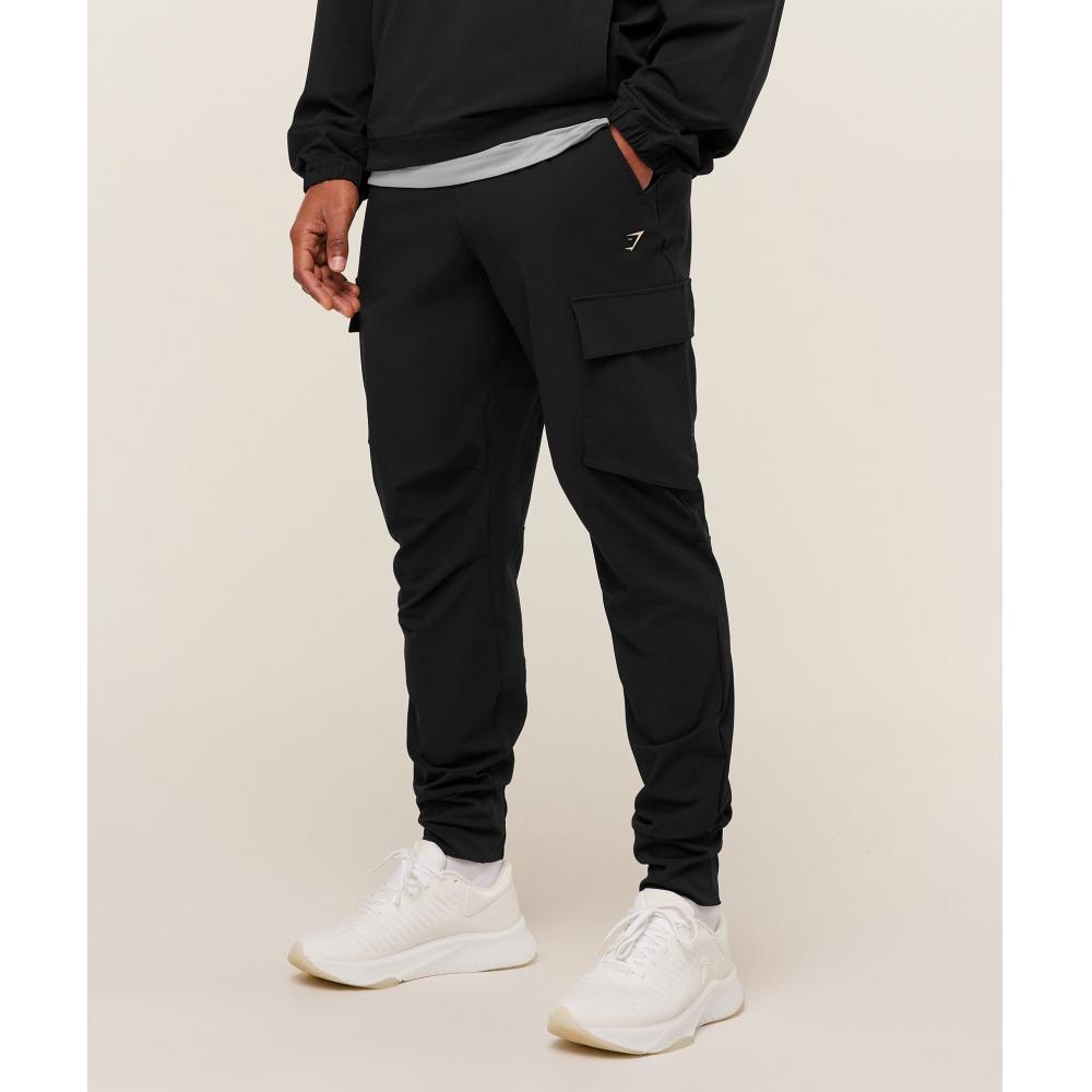 Gymshark Tactical Joggers Black A4b5p Bb2j