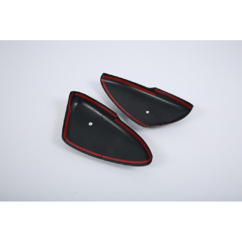 Carbon Fiber Rearview Mirror Side Lid Cover Trim For  Honda Accord 2pcs