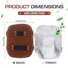 Insulated Welding Hands Shield Aluminum Coated Back and Leather Palms for Heat Reflection Protections During Welding