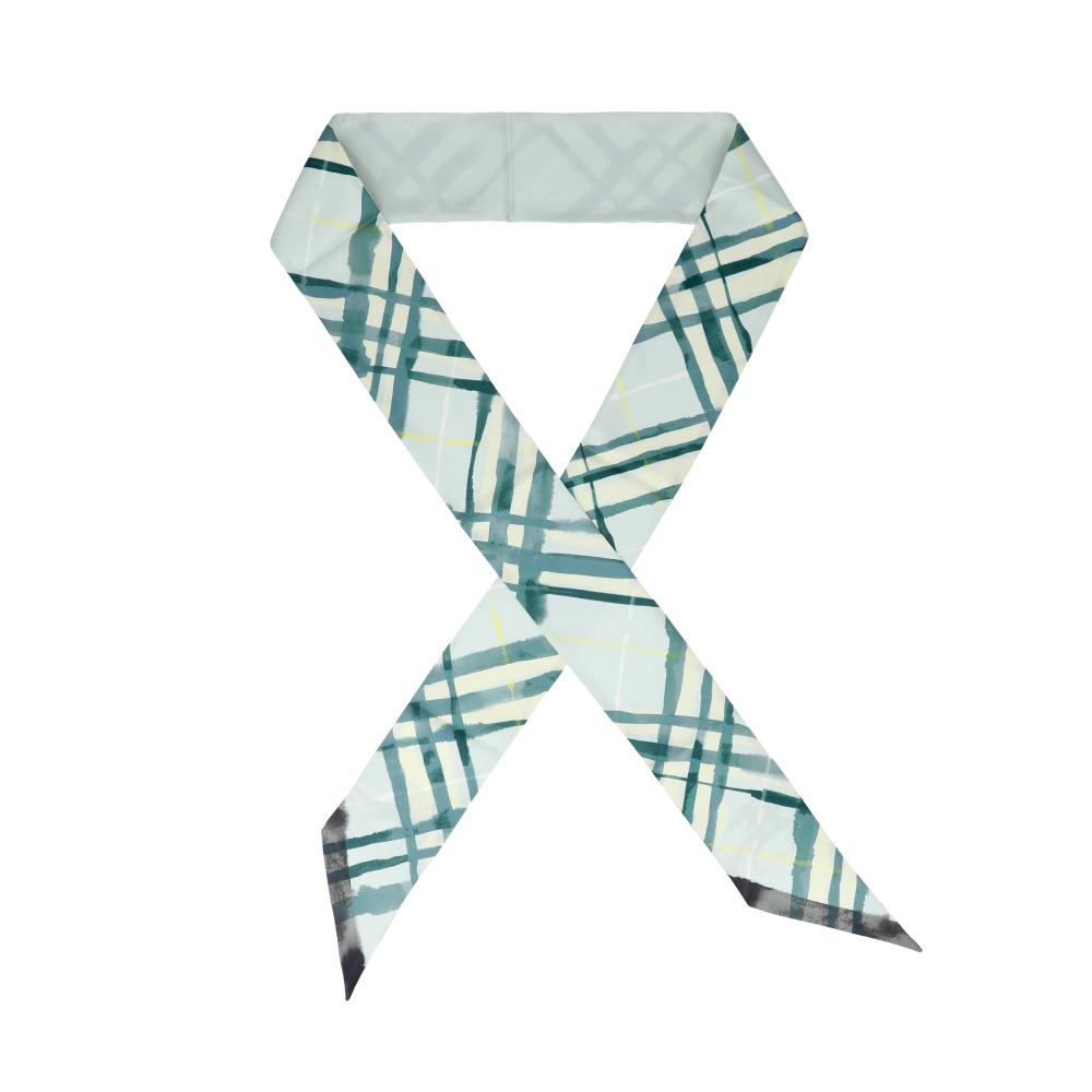 

Burberry 8102100 C1788 Check Twily Silk Scarf 8102100 C1788