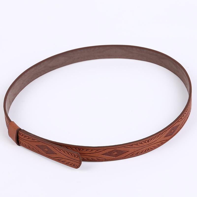 Retro European & American Straw Hat with Leather Buckle and Creative Hatband Decoration