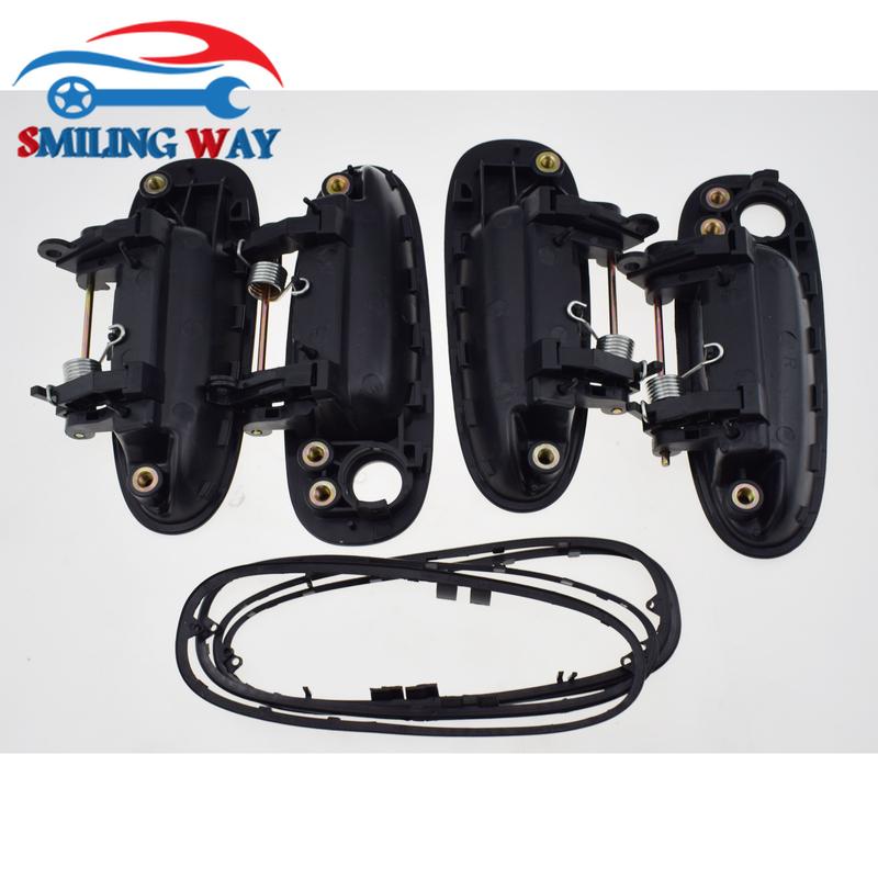 1 / 2 / 4 Pcs Outside Door Handle For Toyota Corolla Geo Prizm 1.6L 1.8L 1993 1994 1995 1996 1997 Front or Rear Left or Right