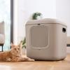 Rotho White Xl Litter Box - Coffee Color