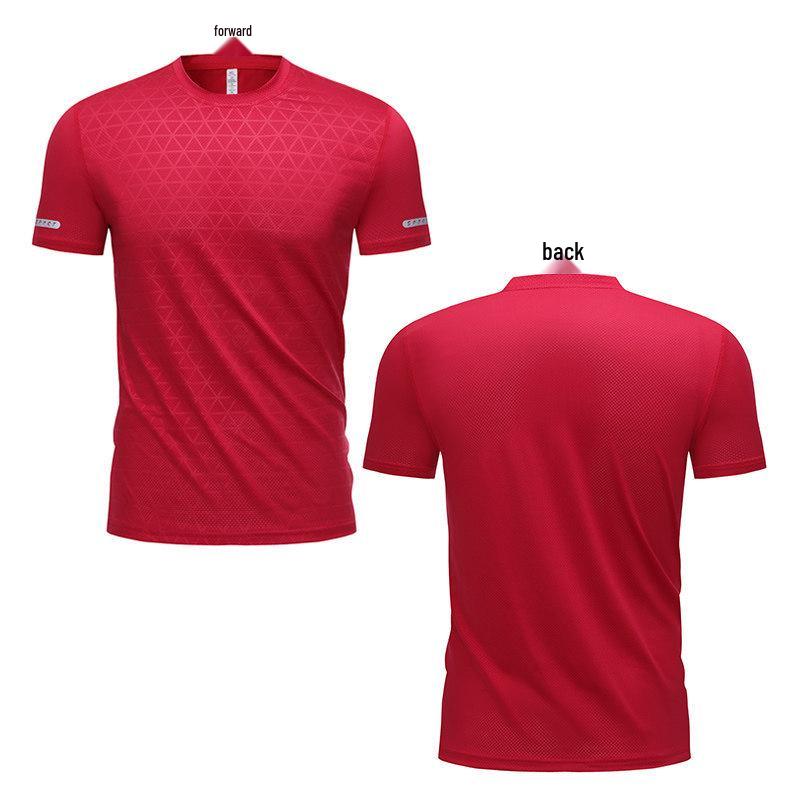 Chinese Team Quick Dry Ice Silk Running T-shirt for Track & Field and Fitness Training