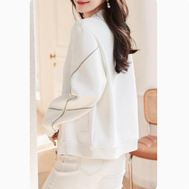 Spring  Autumn Baseball Jacket Women's Loose Casual Short Jacket