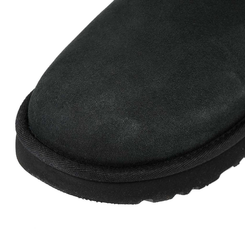 UGG Australia Sheepskin Ultra Short Boots CLASSIC ULTRA MINI [UGGL1116109] Black / Size 7 [Parallel Import]