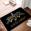 1PC WELCOME charactor Door Mats Kitchen Rugs Non-Slip Pop design Living room Rugs Bath Mat Carpet for Home Sink Laundry Decor