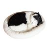 Cat Pet Supplies Dog Nest Round White Plush Wear Resistant Anti Minimalist Slip