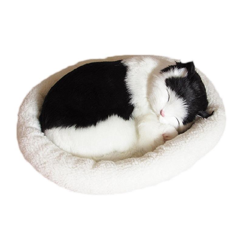 Cat Pet Supplies Dog Nest Round White Plush Wear Resistant Anti Minimalist Slip