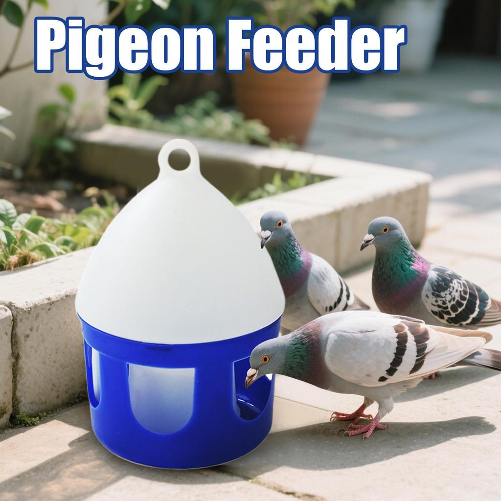 Pigeon Feeder 2L Large Bird Drinker Removable Spill-Proof Pigeon Waterer for Outdoor Bird Cage Hydration Duck Keeping Brooder