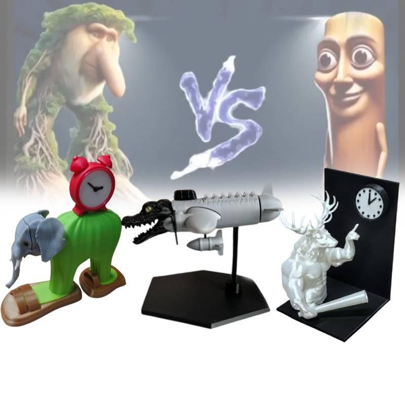 Action Tungtungtung Sahur Figure Cartoon Model Toy Decoration Doll Gift Children