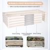 Galvanized Steel Elevated Planter Box for Vegetables and Flowers