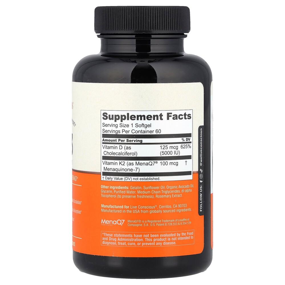 iHerb K2+D3 Bone Softgels, 60 Count