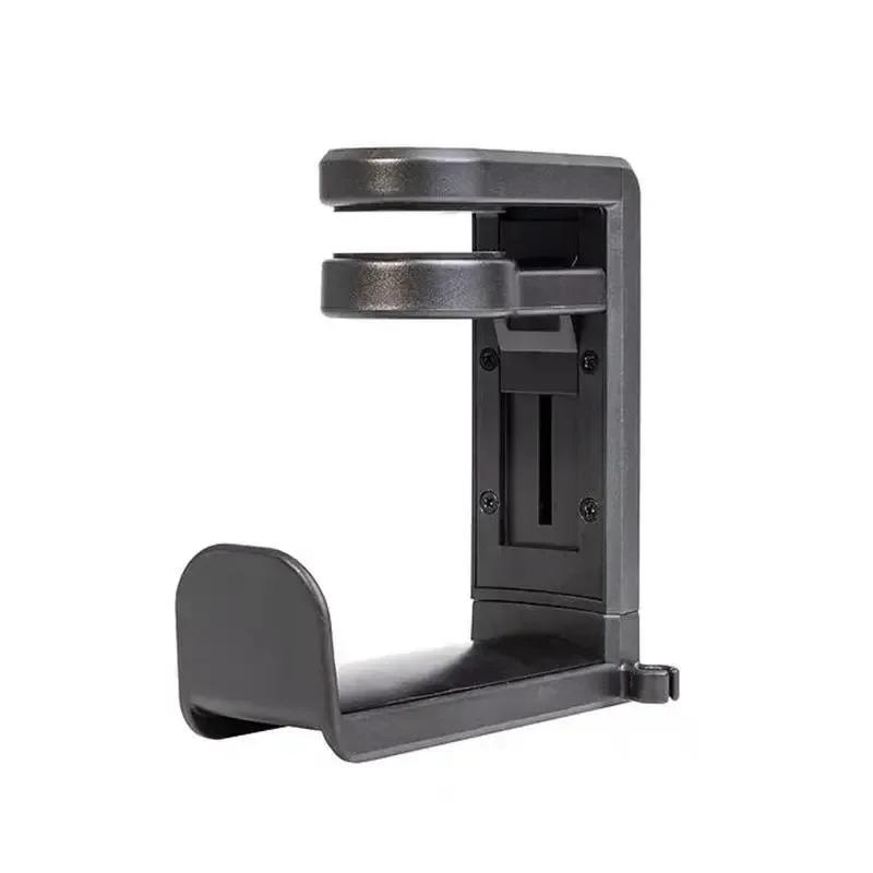 360 Rotation Headphone Hook Holder Gaming Headset Stand PC Adjustable Headphone Bracket Desk Hanger with Cable Clip Universal