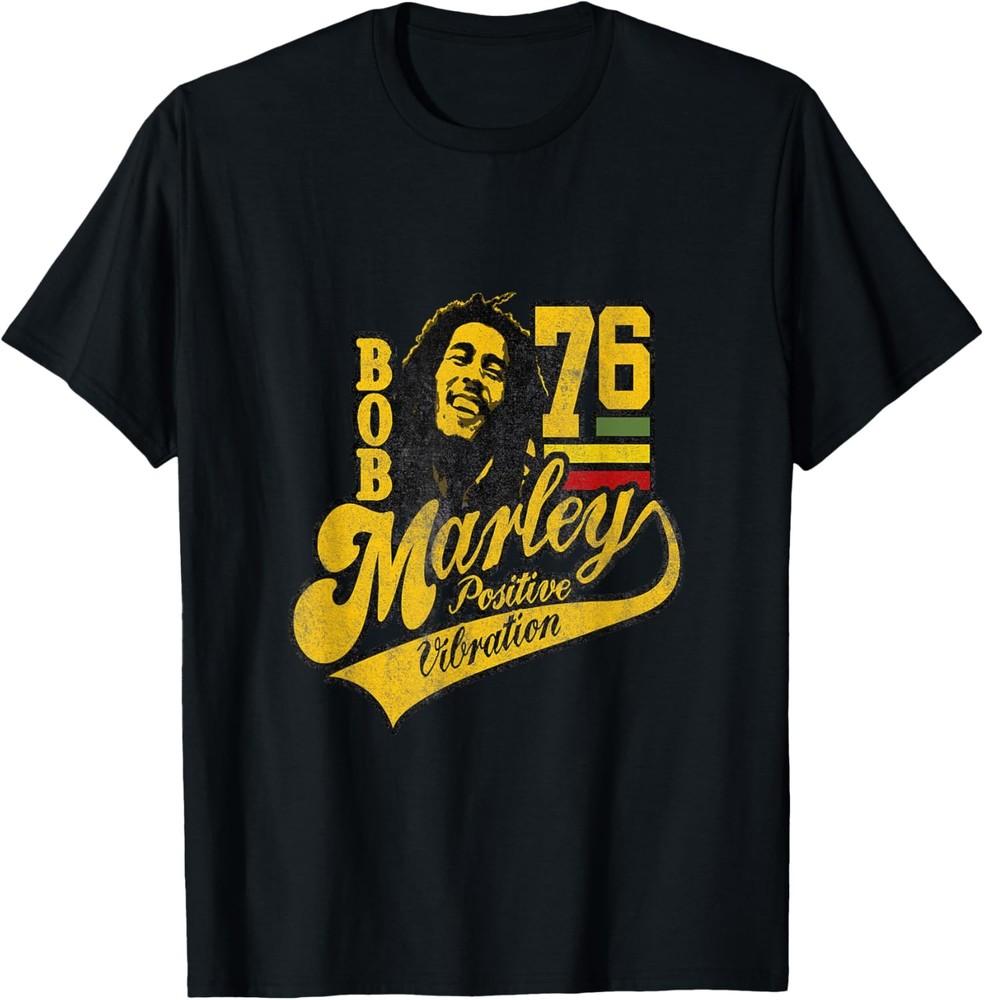 Bob Marley Positive Vibrations Soccer T-Shirt Unisex T-Shirt XL