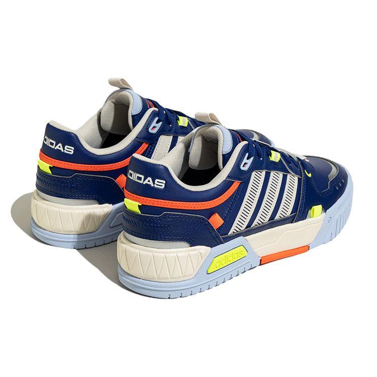 Adidas Neo D-Pad Trendy Casual Non-Slip Wear-Resistant Low-Top Skate Shoes Unisex Sneakers Blue White Orange IG2805