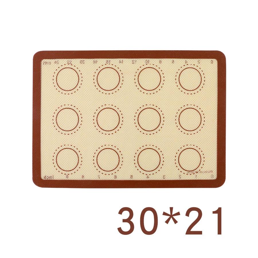 Macaron Silicone Baking Mat Pad Liner for Bake Pan Non-stick Heat Resistant  Kitchen Oven Dough Rolling Pastry Tool Accessories