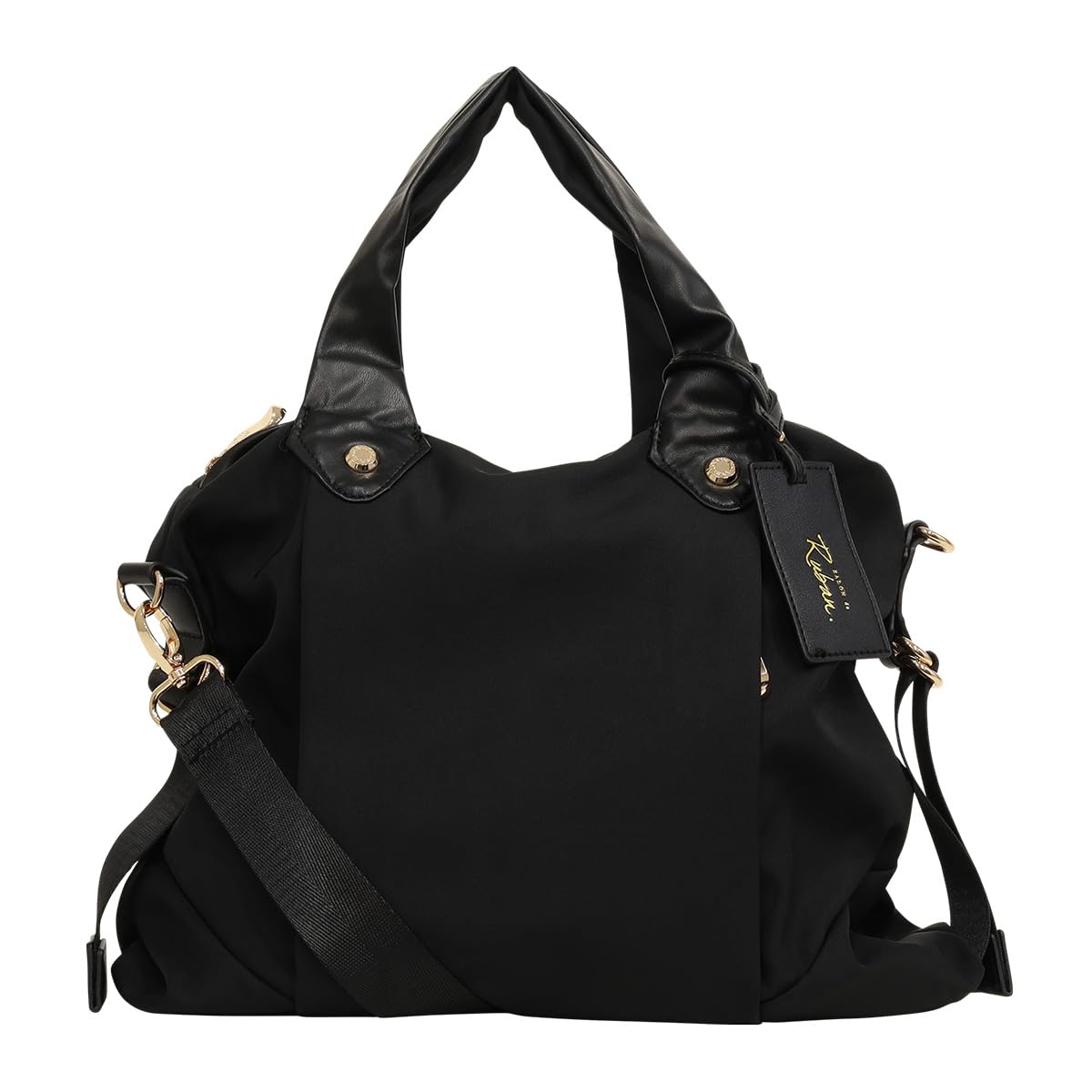 

Сумка SALON de 2WAY Сумка через плечо Nylon Black x Black [Levain] [Salon Women s RBB-211