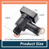 RV Vacuum Breaker Check Valve Fit For B&B Model 571 Check Valve,571-VAC-CHK-A Camper Trailer Flusher Check Valve Replace Leaking Vacuum Breaker On