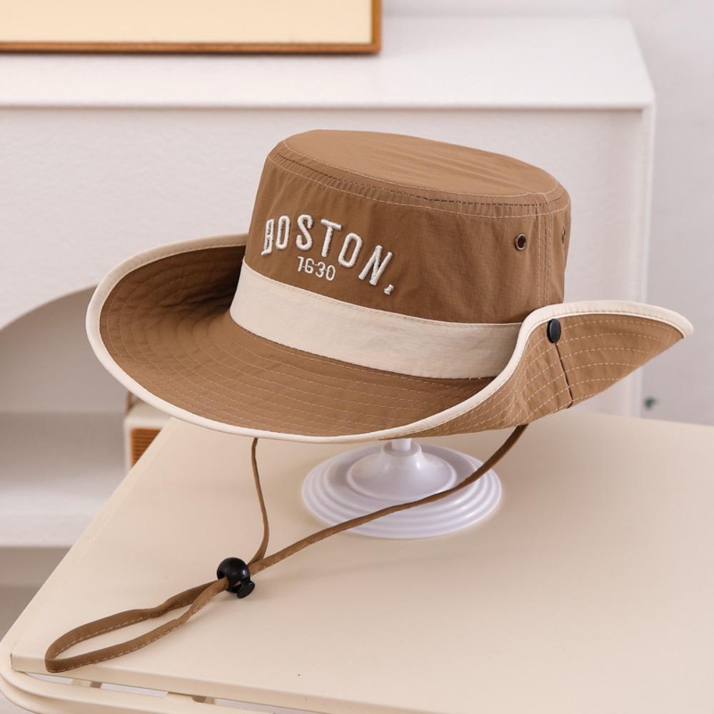 

Quick Drying Fisherman Hat Breathable Sunshade Hats Fashion Sunshade Cap Outdoor Hiking кавовий