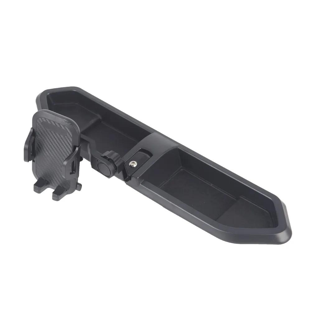 Car Dashboard Organizer Box Phone Clamp Stand Bracket Holder Storage Tray For JEEP WRANGLER JL Gladiator JT 2018+