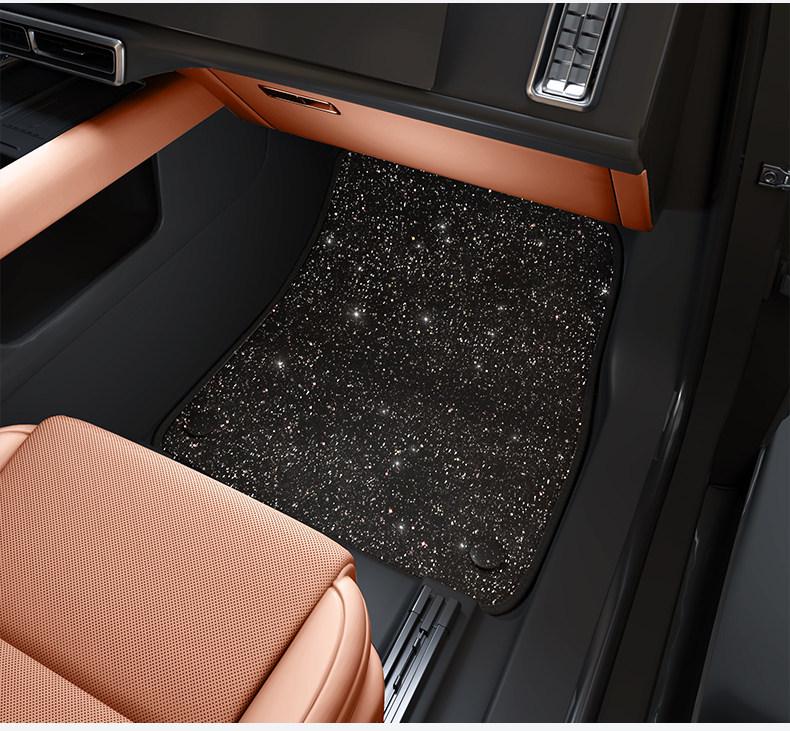 Starry Blanket Floor Mats for Mercedes E300, LC260L, GLC300L, A200, LC200L – Car Interior Decoration