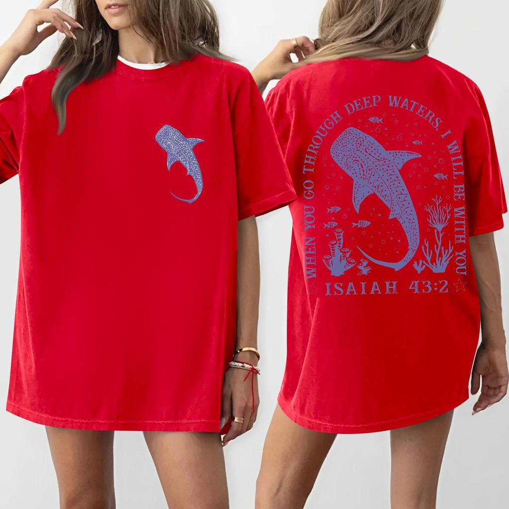 Women's Round Neck Printed Short-sleeved T-shirt Top