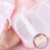 2 Pack Large Bra Laundry Bags for Washing Machine, Brassiere Wash Bags for Laundry, Lingerie Bag for Washing Delicates, Pink Bra Washer Protector