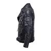 PYJTRL Men's 3D Three-dimensional Multi-pocket Retro Suit Collar PU Leather Jacket Coat