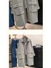 Korean Casual Denim Windbreaker for Women - 2025 Season: Simple, Loose, Versatile Outerwear