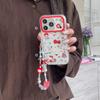 Korean Sweet Cat Chain Phone Case for iPhone 17/16 Pro Max/15/14