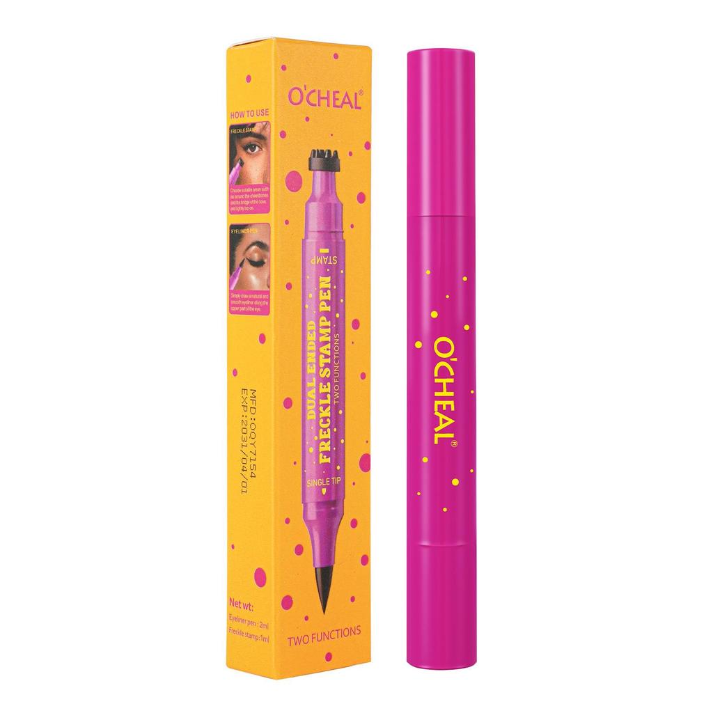 COOLSTORY 3-in-1 Freckle Pen & Contour Stick: Natural, Realistic, Waterproof, Sweatproof.