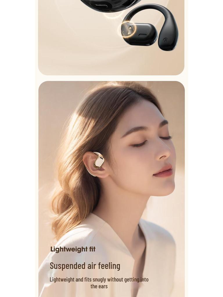 Cross-border M76 Open-Ear Wireless Bluetooth Bone Conduction Running Headphones