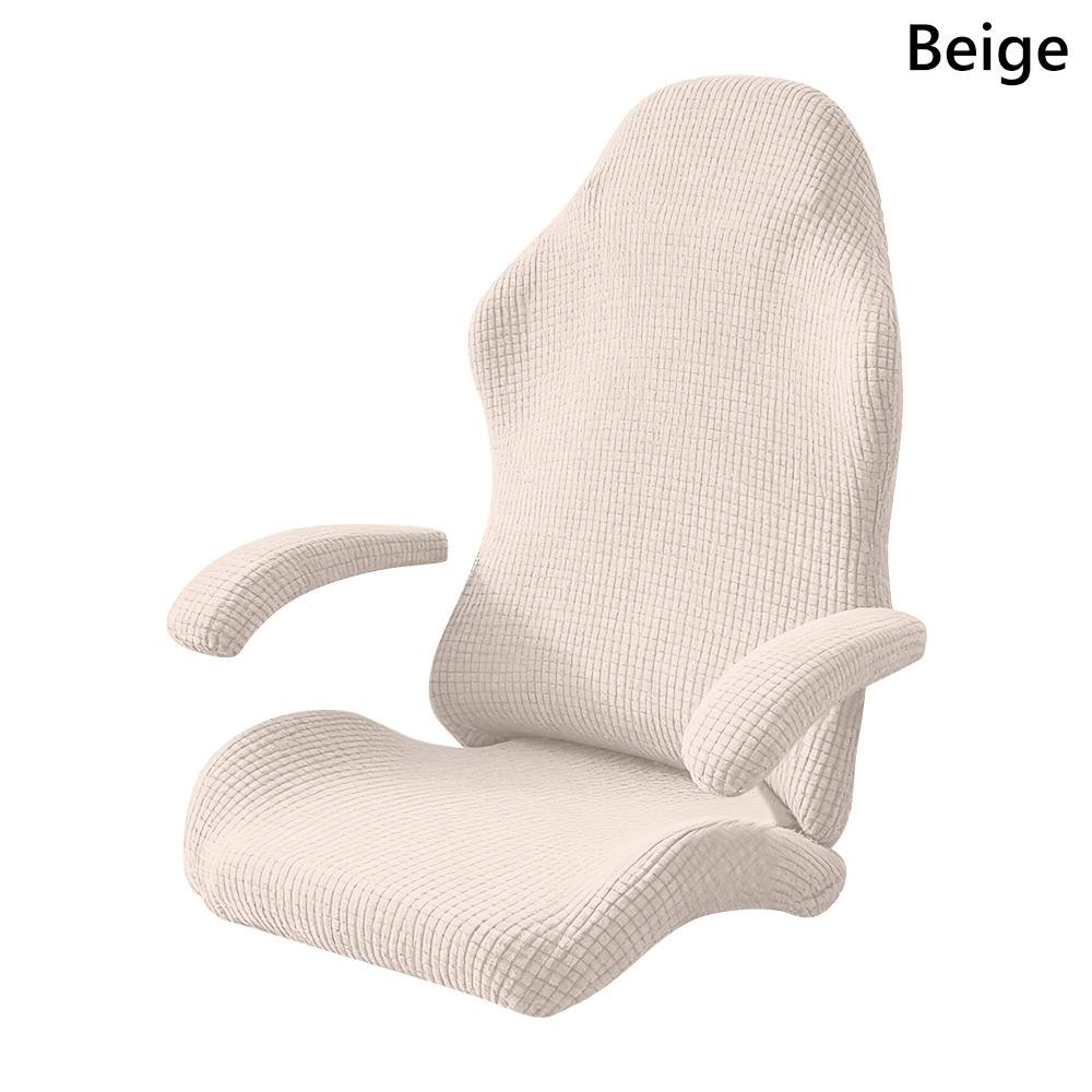 Stretchy Slipcovers Thicken Chair Cover Set Simple Gaming Chair Covers  for Office Home