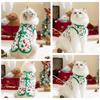 Cat Clothes Christmas Vest Autumn and Winter Anti-shedding Clothing Ragdoll Blue Cat Silver Gradient Kitten Cat Pet Products