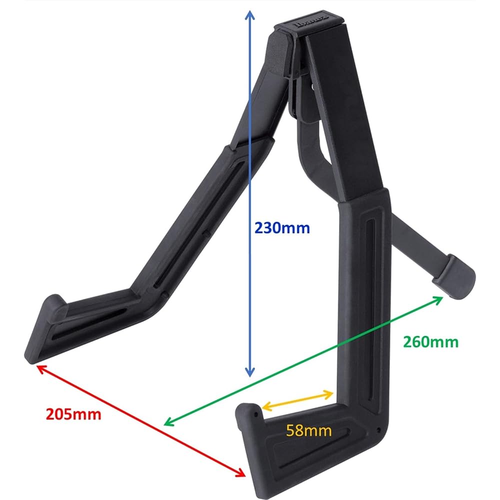 IBANEZ (Ibanez) Solid Electric Guitar & Bass Compact Stand Biker Black (Black X Black) PT32-BBK