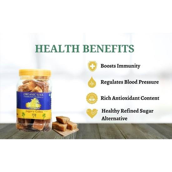 Organic Soul Jaggery Whole 600 Gm/Gud/Chemical And Pesticide Free/Npop Certified I Organic Certified