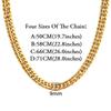 9MM Gold Plated Chunky Miami Cuban Link Chain Necklaces Hip Hop Thick Silver Color Stainless Steel Heavy Chains For Men Jewelry